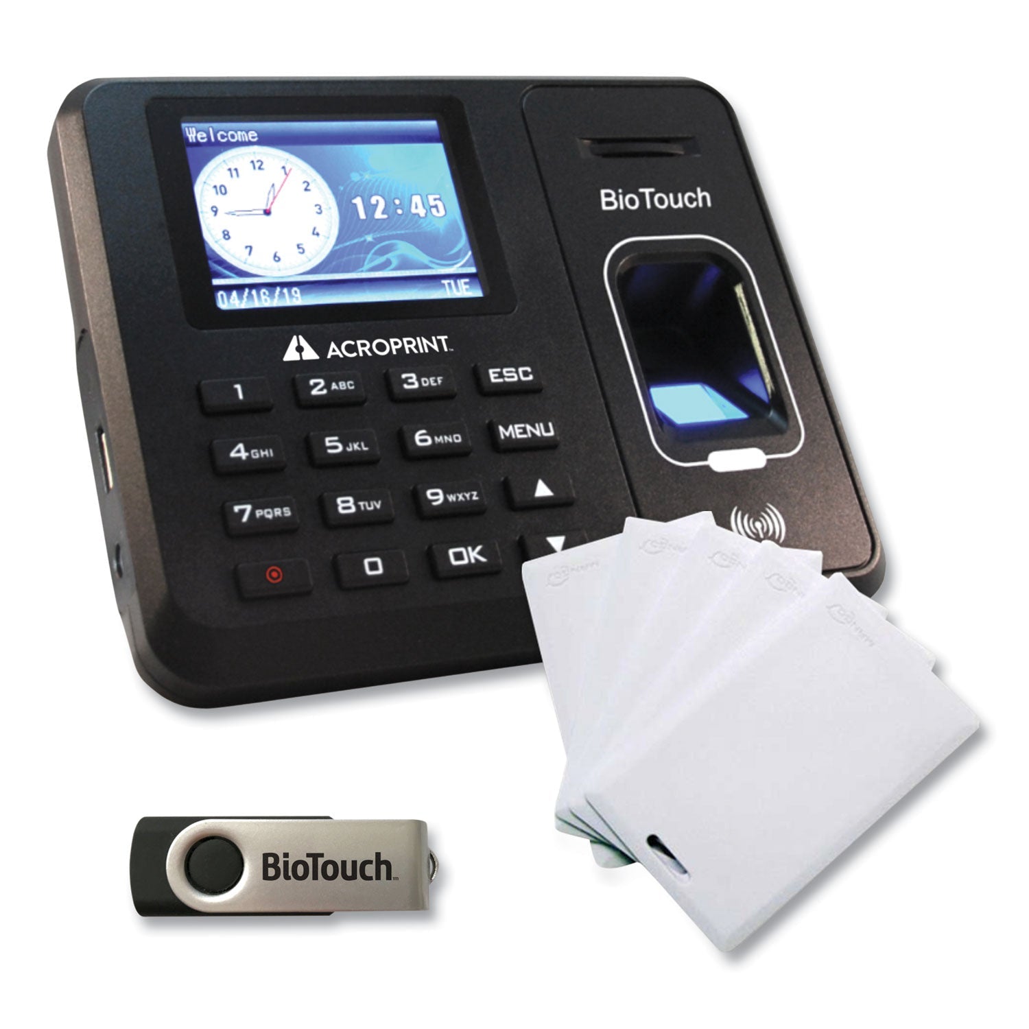 acroprint-time-recorder-biotouch-time-clock-and-badges-bundle-num-acpbtr150_1